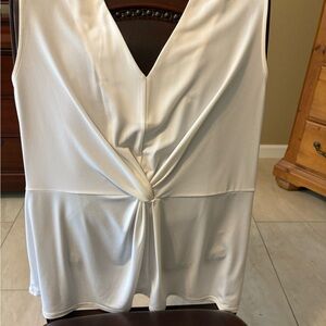 Alfani Cream Twist-Front V-Neck Camisole